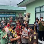 Kunjungan Pangdam XIII/Merdeka Disambut Letkol Inf Ircham Effendy dan Bupati Royke Roring