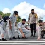 Suport MotoGP 2022, Jasa Raharja Pasang Redspot di Bypass BIL menuju Mandalika Sirkuit