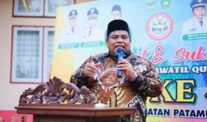 Resmikan MTQ ke 48 Kecamatan Patamuan Suhatri Bur Sebut Jadikan Alquran Sebagai Pedoman Hidup