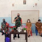 Serma Maryono Babinsa 1302-13 Tombatu, Kunjungi SMA Negeri-1 Touluaan