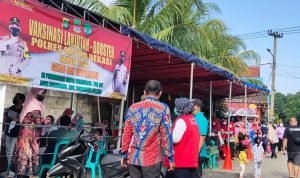 1.560 Warga Dapatkan Vaksinasi Dari Sat Intelkam Polres Metro Bekasi