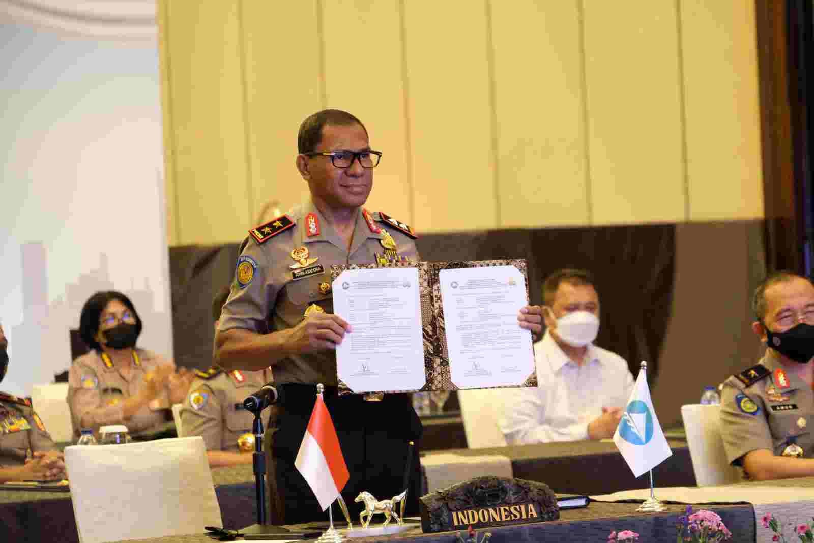 DivHubinter Polri Berkontribusi Kembangkan Strategi Keamanan Regional Melanesian Spearhead Group 1 IMG 20220329 WA0195