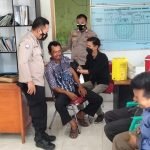 Polsek Ciruas Polres Serang Melaksanakan PAM Vaksinasi Covid -19  di Desa Penggalang