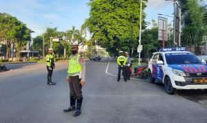 Sat Lantas Polres Bitung Amankan 8 Tersangka Aksi Balap Liar