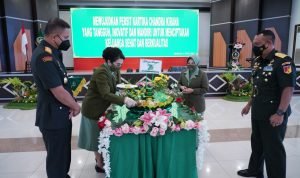 Perayaan HUT ke-76 Tahun Persit KCK di Kodam XIII/Merdeka