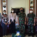 Audiensi GM Garuda Indonesia Wilayah Sulut dengan Pangdam XIII/Merdeka