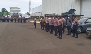 Polres Serang Kembali Amankan Kegiatan Demonstrasi Buruh PT Sokonindo Automobile