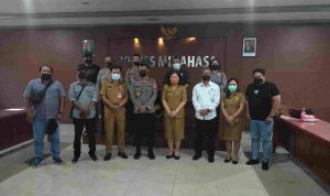 IWO Hadiri Rapat Anev Polres Minahasa, Bahas Percepatan Vaksinasi
