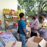 Kapolsek Pontang Sambangi Waralaba Pastikan Ketersediaan Minyak Goreng