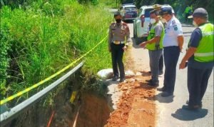 Persiapan Operasi Ketupat 2022, Ditlantas Polda Sumut Survey Jalan Rusak di Payabungan