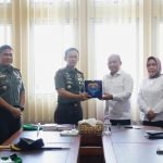 Wali Kota Molen Sambut Kunjungan Kerja Danrem 045/GAYA 