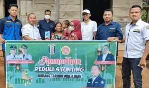Serentak, Karang Taruna Kabupaten Way Kanan Laksanakan Aksi Sosial Ramadhan Peduli Stunting