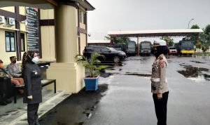 Meski Gerimis, Apel Gelar Pasukan Operasi Ketupat Maung 2022 di Polres Serang Tetap Dilaksanakan