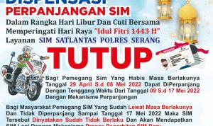 Polres Serang Beri Kelonggaran Perpanjangan SIM Warga yang Mau Mudik Lebaran, Ini Ketentuannya
