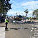 Personel Posyan Modern Polres Serang Laksanakan Pengaturan Jalur Mudik