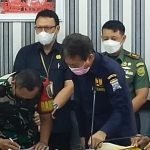Dandim 0418/Palembang Hadiri Penandatanganan Berita Acara Hibah Lahan di Kantor PUPR