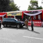 Bupati dan Wabup Bungo serta Forkopimda Tinjau Pos Pam Mudik