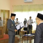 Bupati Tebo Sukandar Lantik dan Kukuhkan 7 Pejabat Eselon II
