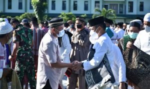 Sholat Idul Fitri Bentuk Kemanunggalan TNI dengan Rakyat di Kodam XIII/MDK