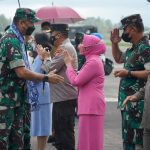 Dampingi Gubernur Sulut, Pangdam XIII/MDK Sambut Kunjungan KSAU ke Manado