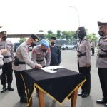 Kapolres Serang Pimpin Upacara Serah Terima Jabatan Kasat Binmas