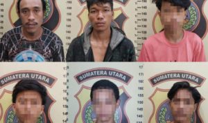 Enam Komplotan ABG Pencuri Besi Rel Kereta Api Dibekuk