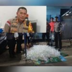 Laksanakan Instruksi Kapolres Zulfikar, Anggota Polres Halteng Sita Ratusan Miras Jenis Captikus di Pos Moriala