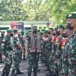 Danrem 071/Wijayakusuma Dampingi Asops Panglima TNI Riksiap Ops Satgas Pam Obvitnas Freeport Indonesia Yonif 405/SK
