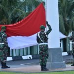 Jadi Irup Upacara Bendera Aslog Kasdam di Makodam XIII/MDK