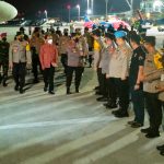 Kapolres Bandara Sambut Kedatangan Kapolri Melalui Base Ops Lanud Ngurah Rai