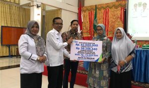 BPJS Ketenagakerjaan Bekerjasama Dengan Disdagnakerkop Bagikan Santunan Jaminan Kematian