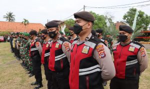 Polres Serang Pam Kunker Wapres ke Pondok Pesantren An Nawawi Tanara
