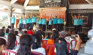 Babinsa Koramil 1616-01/Gianyar Pantau Kegiatan HUT Lansia Nasional