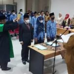 Bupati Suhatri Bur Lantik 98 ASN di Lingkungan Pemkab Padang Pariaman