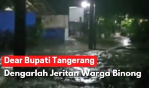 Pemkab Tangerang Dinilai Gagal Memanage Permasalahan Banjir di Perumahan Binong Permai