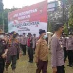 Bupati Merangin Ikuti Apel Pasukan Pengaman Pilkades