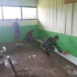 Pemasangan Keramik Madrasah Perlahan Mulai Dikerjakan