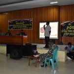 Satgas TMMD ke-113 Kodim 1303/BM Gelar Penyuluhan Bencana Alam