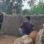 Satgas TMMD Ke-113 Lanjutkan Pembuatan Plat Duiker