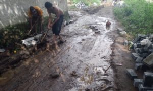 Tak Diawasi, Proyek Paving Blok di Sodong Tigaraksa Pengerjaannya Diduga Asal-Asalan