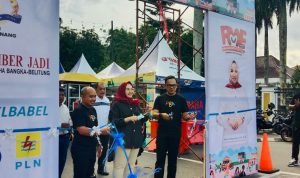 Ketua Apeksi Bima Arya dan Maulan Aklil Membuka Food Milenial Festival di Pangkalpinang
