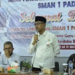 SMAN 1 Padang Siap jadi Sekolah Penggerak Mandiri, Drs Barlius: Ingatkan Sekolah Giatkan Kembali Wirid Remaja