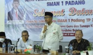 SMAN 1 Padang Siap jadi Sekolah Penggerak Mandiri, Drs Barlius: Ingatkan Sekolah Giatkan Kembali Wirid Remaja