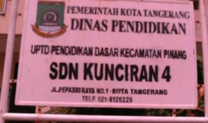 Ada Pungli di SDN Kunciran 4 Kota Tangerang