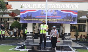 Kapolres Tabanan Pimpin Apel Gelar Operasi Patuh Agung 2022