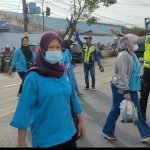 Untuk Kelancaran Lalulintas di Jam Pulang Karyawan, Personil Satlantas Polres Serang Gatur Lalin Cegah Kemacetan