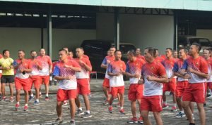 Danrem 071/Wijayakusuma Senam Aerobik Bersama Kuatkan Soliditas dan Kebersamaan
