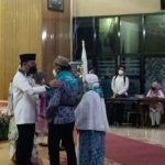 Pemkab Way Kanan Gelar Acara Pelepasan Jamaah Haji 2022