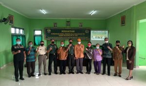 Komsos Kodim 1616/Gianyar Bersama Keluarga Besar TNI