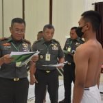 Pangdam II/Swj Pimpin Sidang Pantukhir Calon Taruna dan Taruni Akmil TA 2022